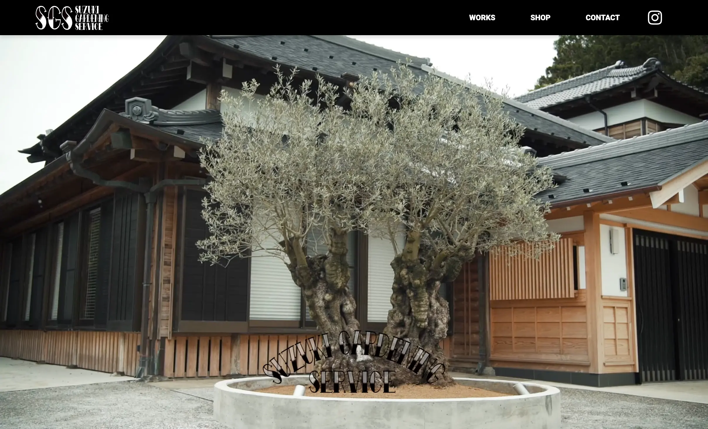 SUZUKI GARDENING SERVICE 制作実績サイト